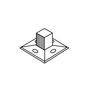 P25-8, 25mm box section connector